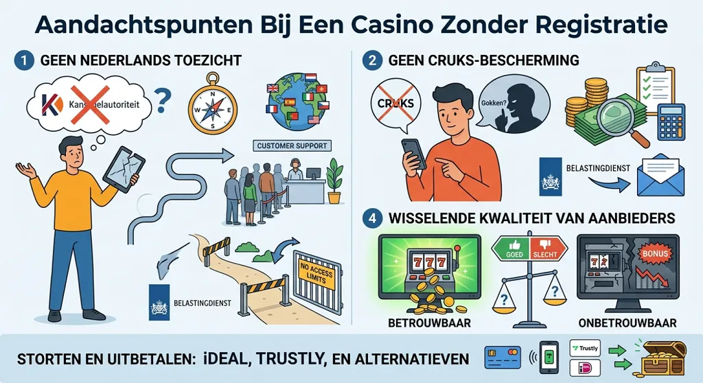 Aandachtspunten Bij Een Casino Zonder Registratie
