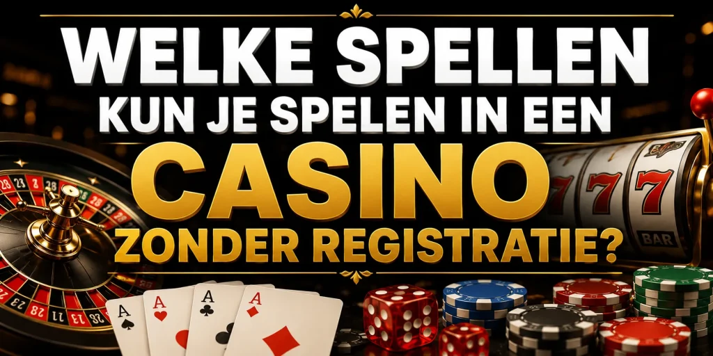 Welke Spellen Kun Je Spelen In Een Casino Zonder Registratie