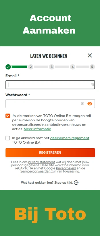 Account Aanmaken Bij Toto