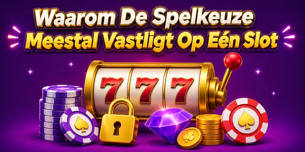 Waarom De Spelkeuze Meestal Vastligt Op Eén Slot
