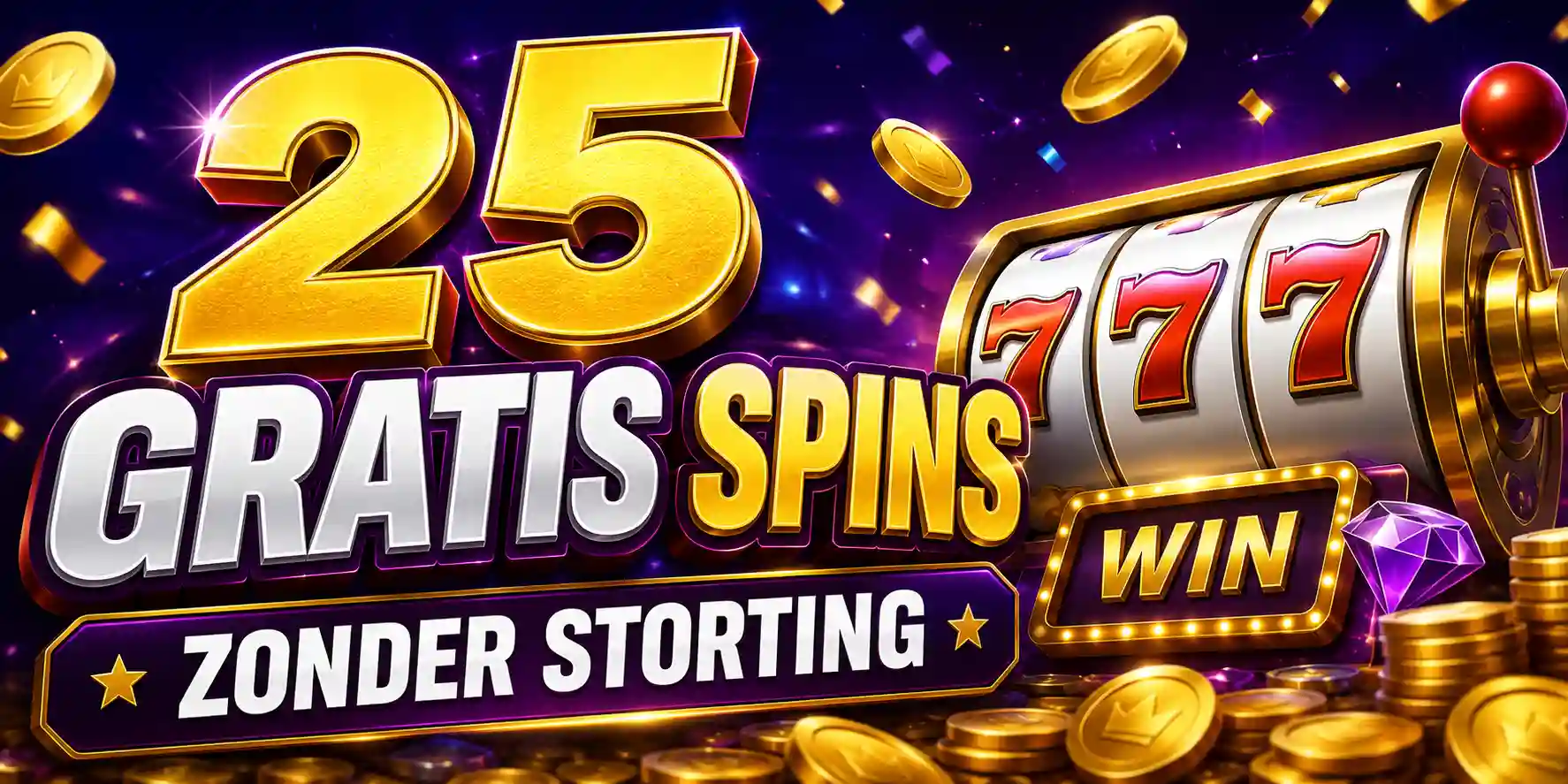 25 Gratis Spins Zonder Storting
