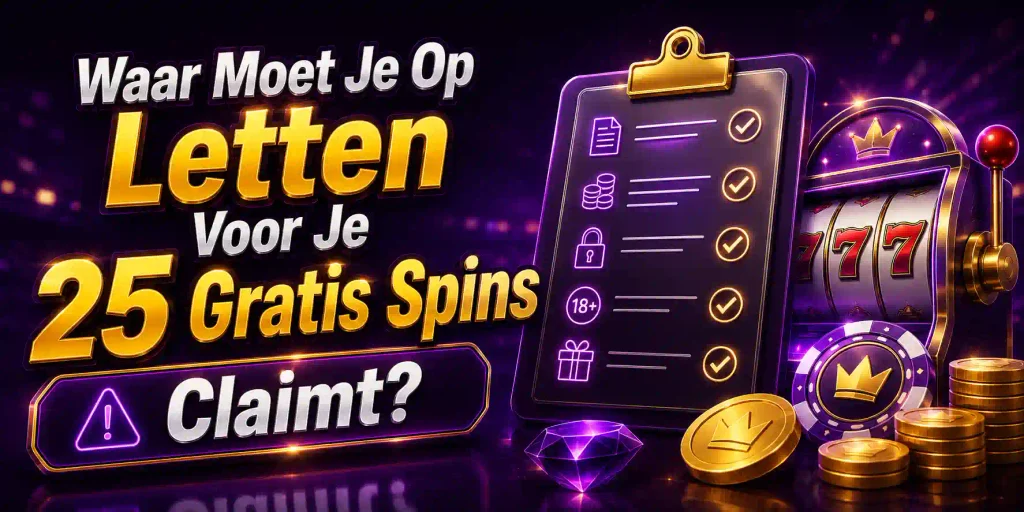 Waar Moet Je Op Letten Voor Je 25 Gratis Spins Claimt?